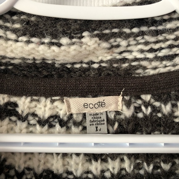 Ecoté woolblend oversized sweater - Picture 5 of 5